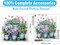 Succulent Plants Diamond Painting Kits for Adults Diamond Art Kits for Adults Beginner, Flower DIY Full Drill Diamond Dots Paintings with Diamonds 5D Gem Art and Crafts Home Decor 12 x12inch